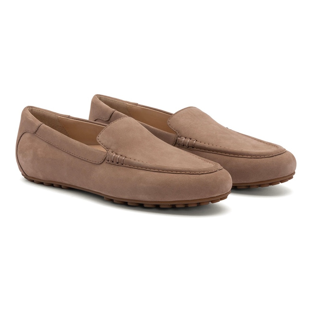 ABEO Harbor Loafer, Women’s size‎ 6 Dark Beige Suede Upper, orthotic footbed